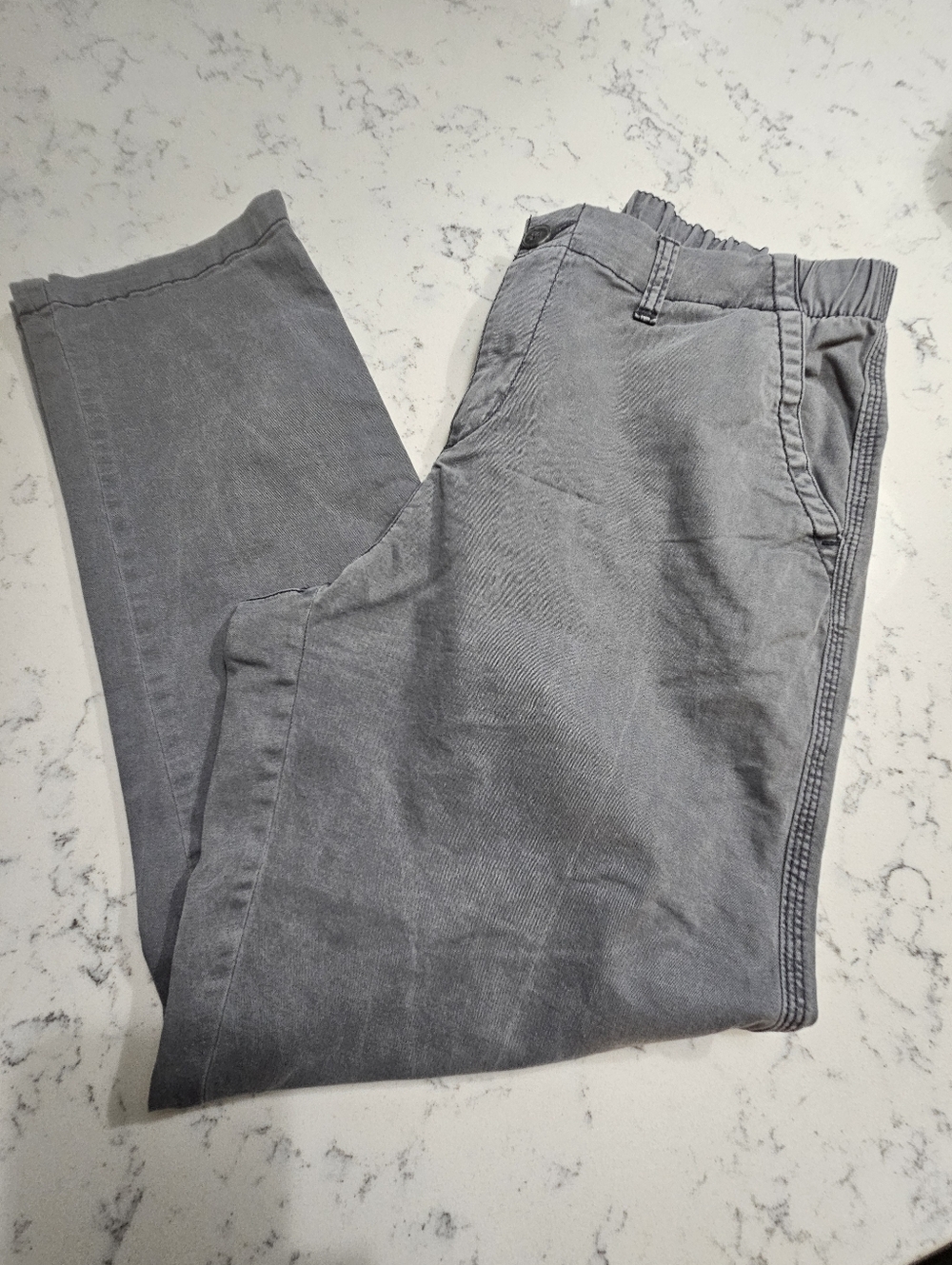 Old Navy Gray Casual Drawstring Waist Pants
